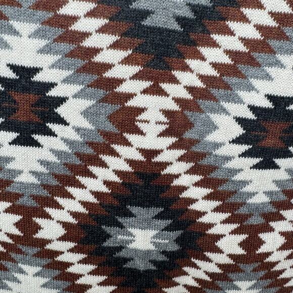 ODD MOLLY 100% Cotton Aztec Print Pull On A Line skirt Size 2/ Medium - Picture 5 of 9